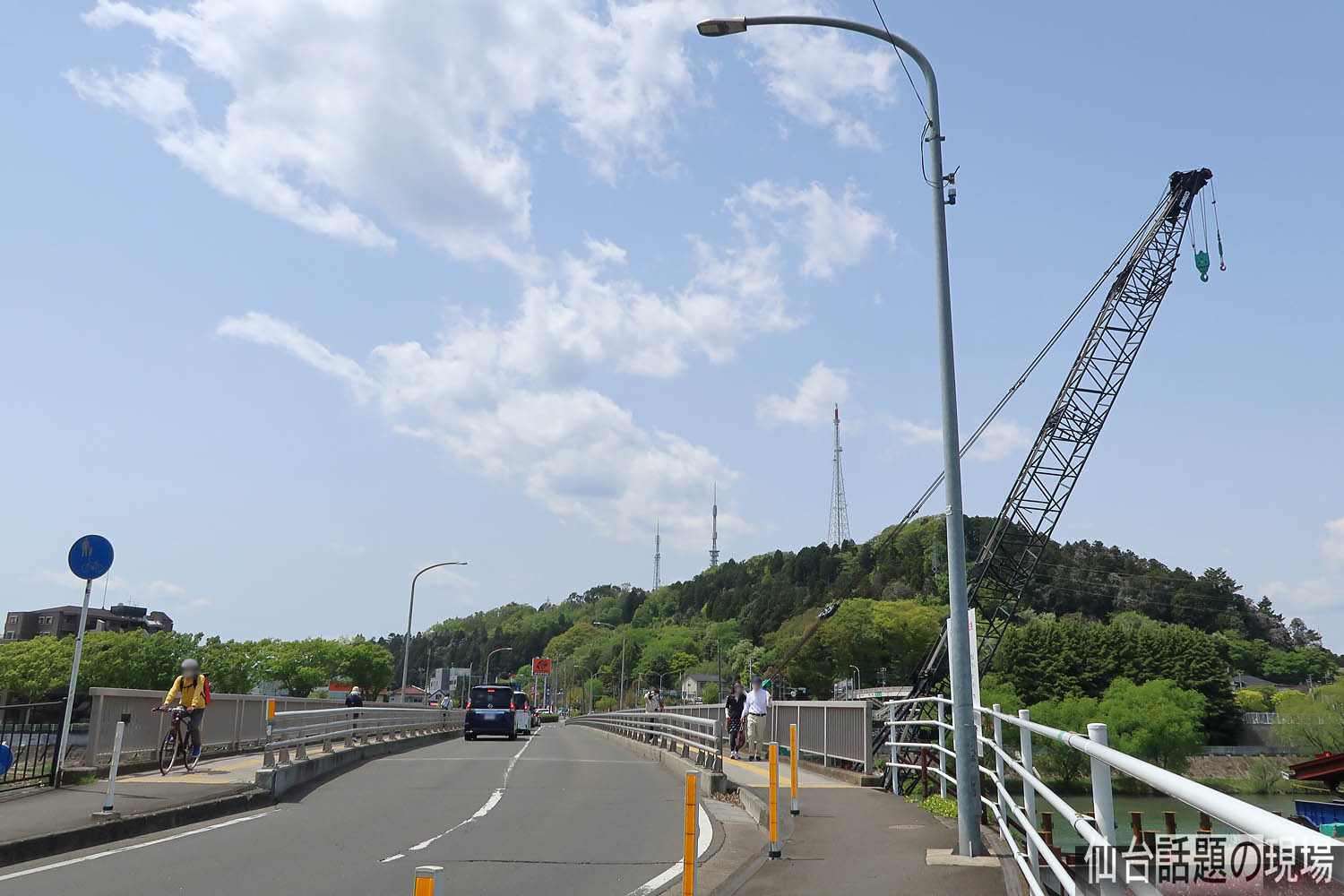 都市計画道路 宮沢根白石線の最新状況 その3 宮沢橋の架け替え工事 21年5月