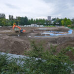 仙台市音楽ホール・中心部震災メモリアル拠点複合施設の建設予定地で遺跡発掘調査が始まっていました・2026年9月